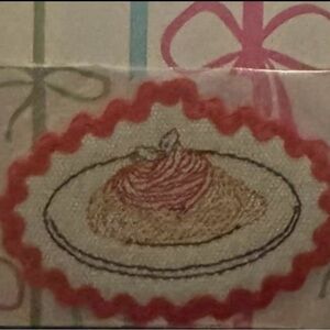 NWT Stoney Clover Lane Italy spaghetti patch SCL